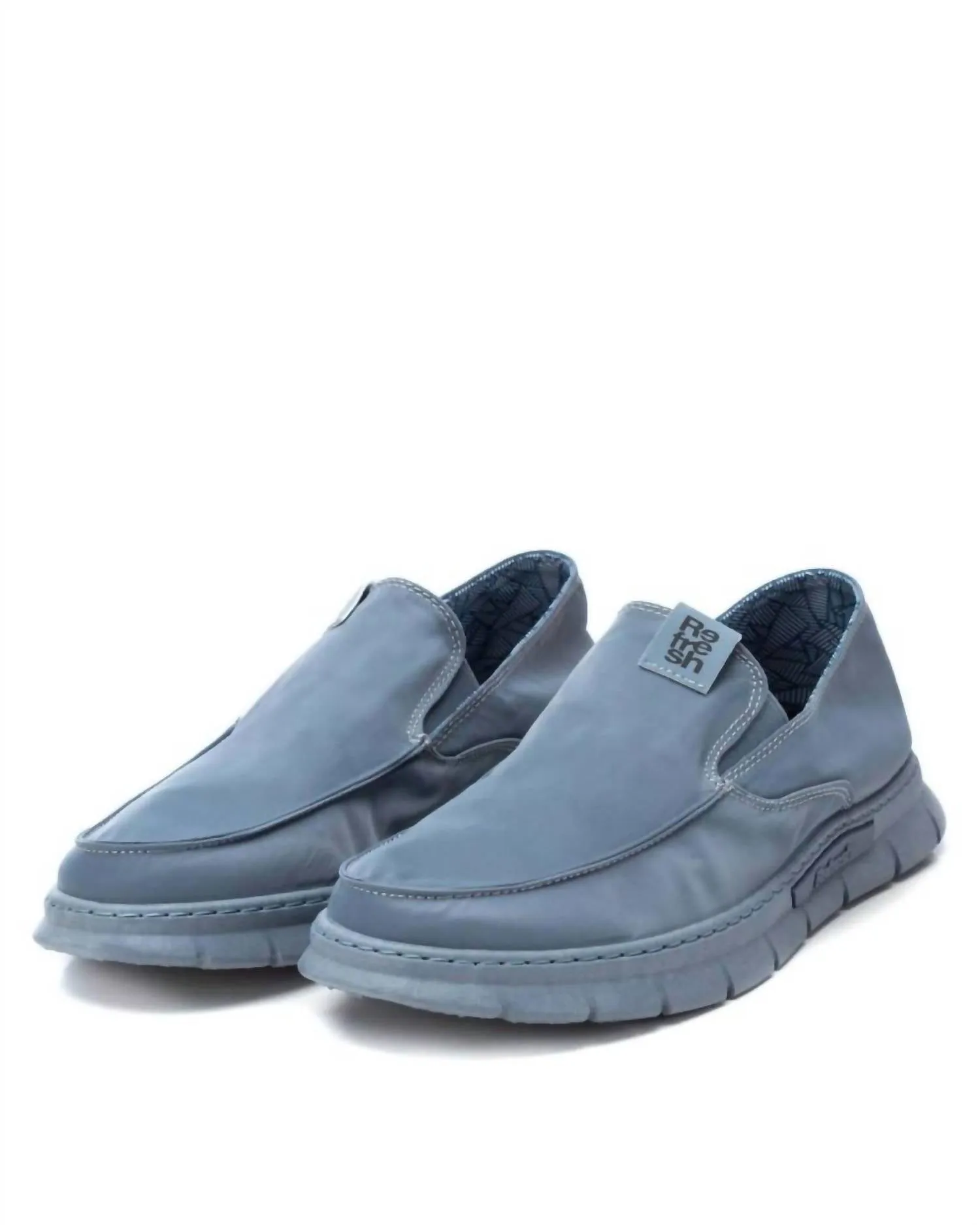 Men's Casual Loafers In Medium Blue