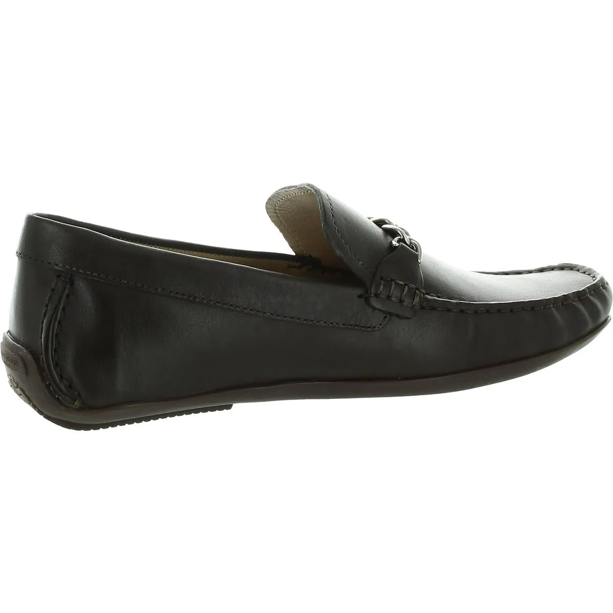 Mens Chain Leather Loafers