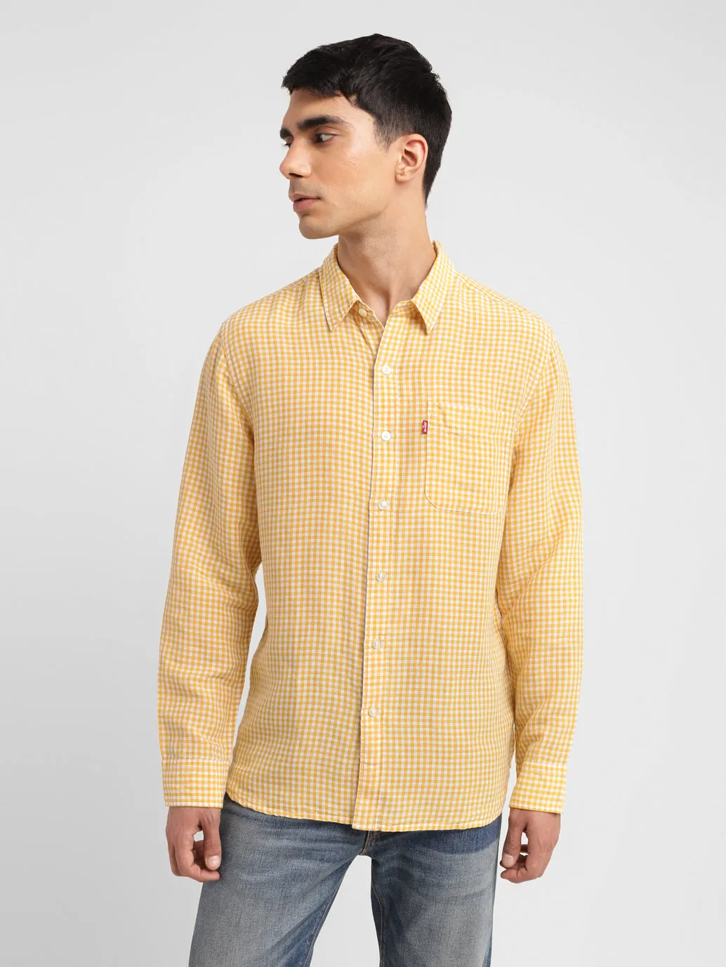 Men's Checkered Slim Fit Shirt