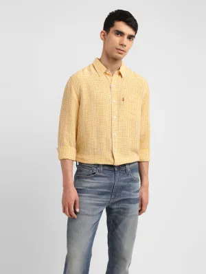Men's Checkered Slim Fit Shirt