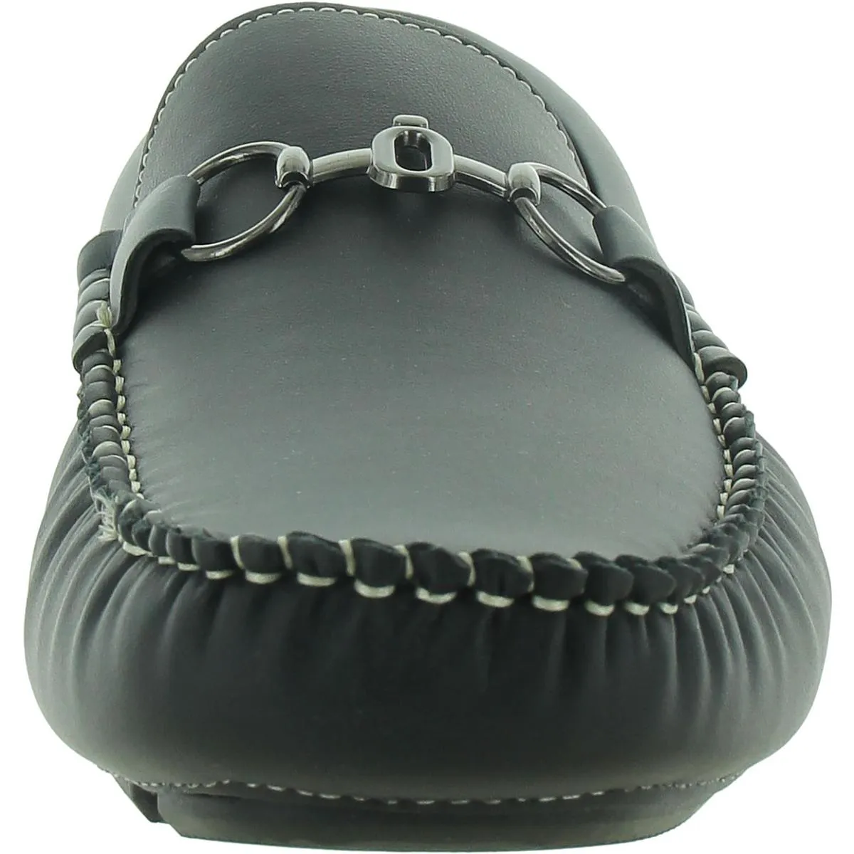Mens Faux Leather Slip-On Driving Moccasins