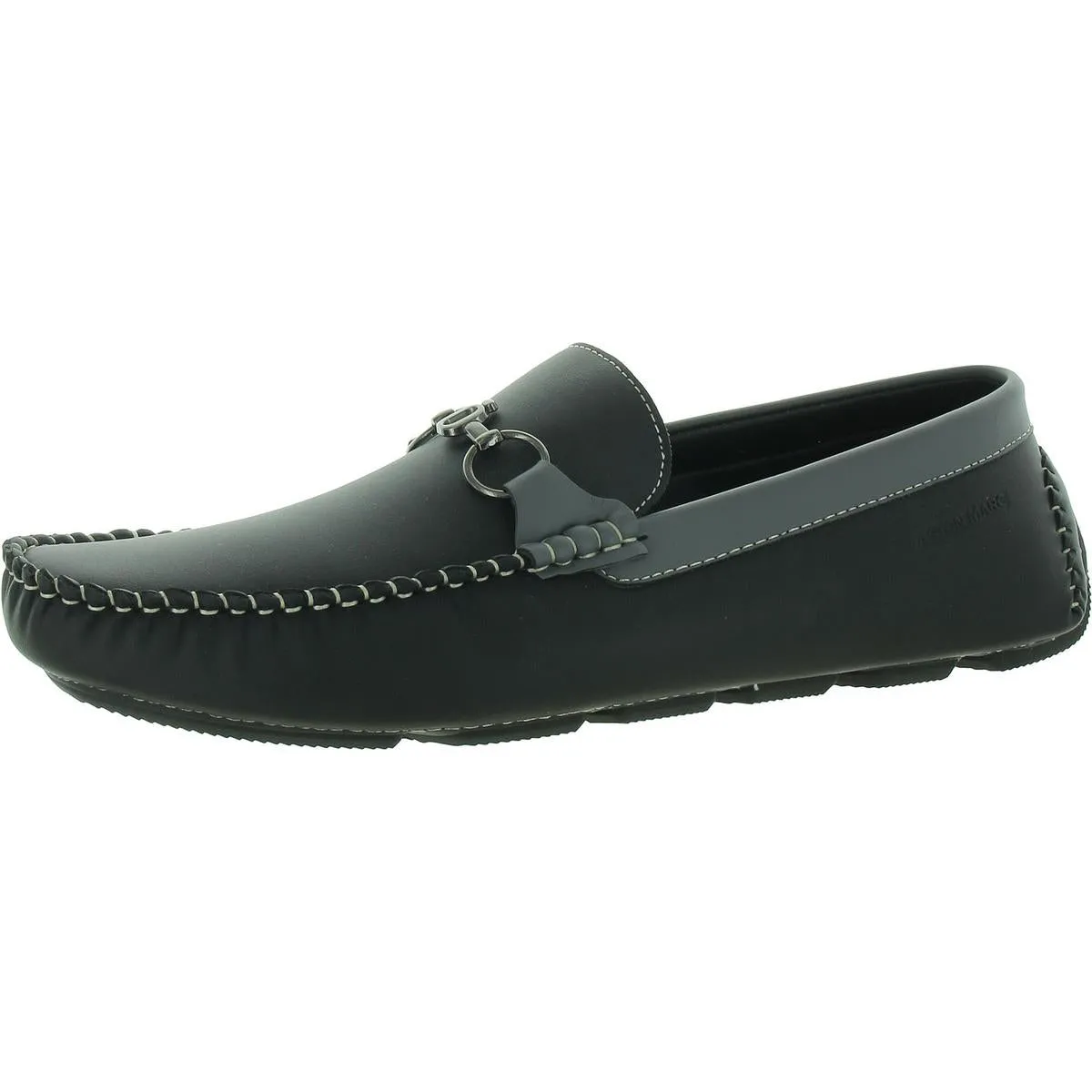 Mens Faux Leather Slip-On Driving Moccasins