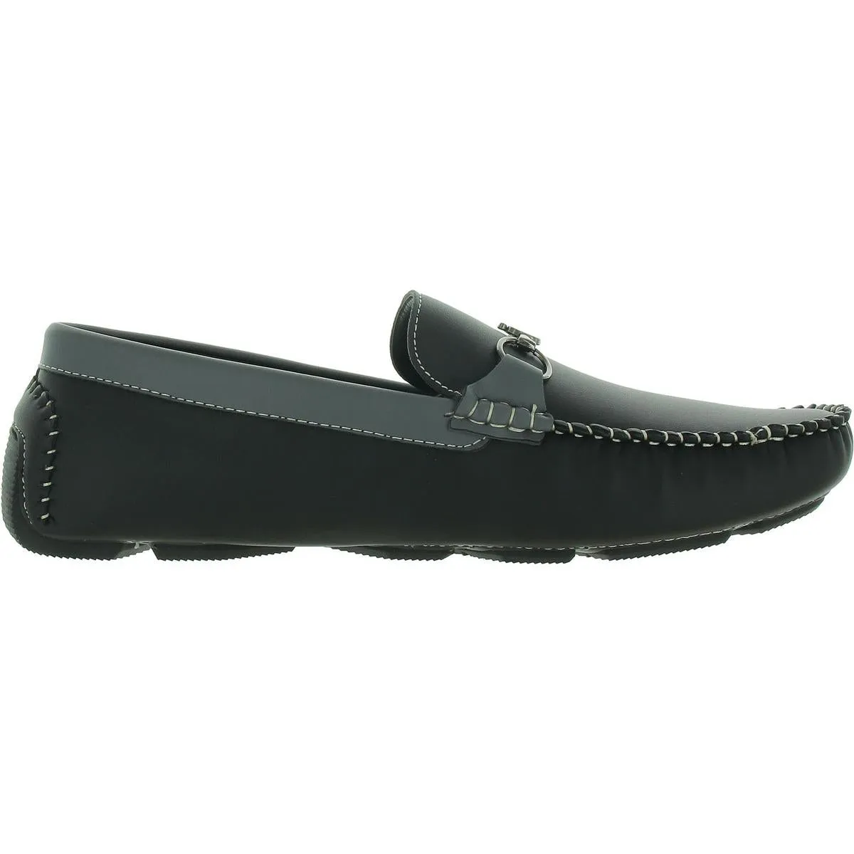 Mens Faux Leather Slip-On Driving Moccasins