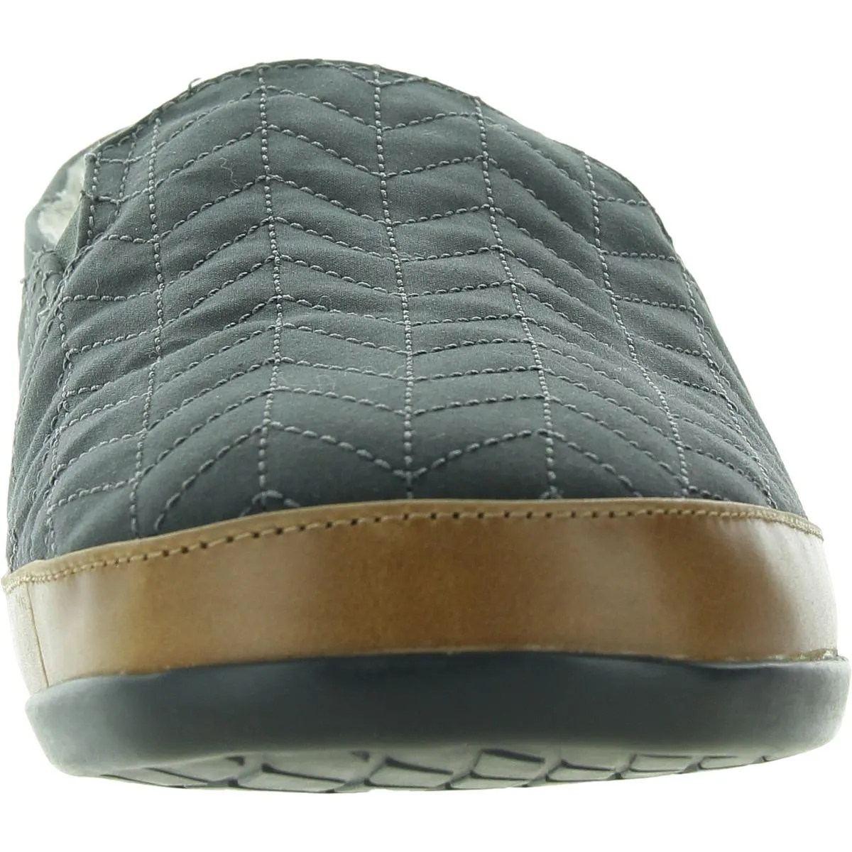 Mens Mixed Media Leather Slip-on Shoes