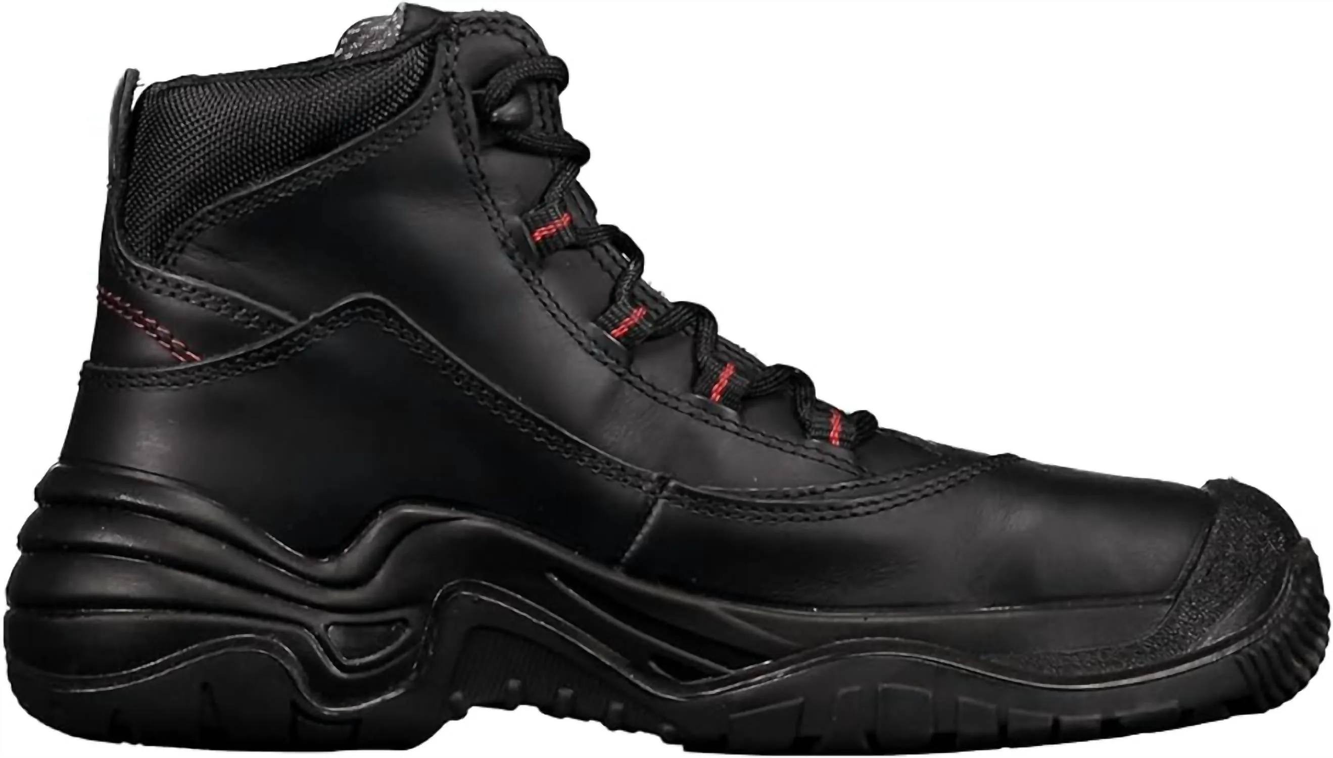 Men��S Steel Toe Work Boots 6�� In Black