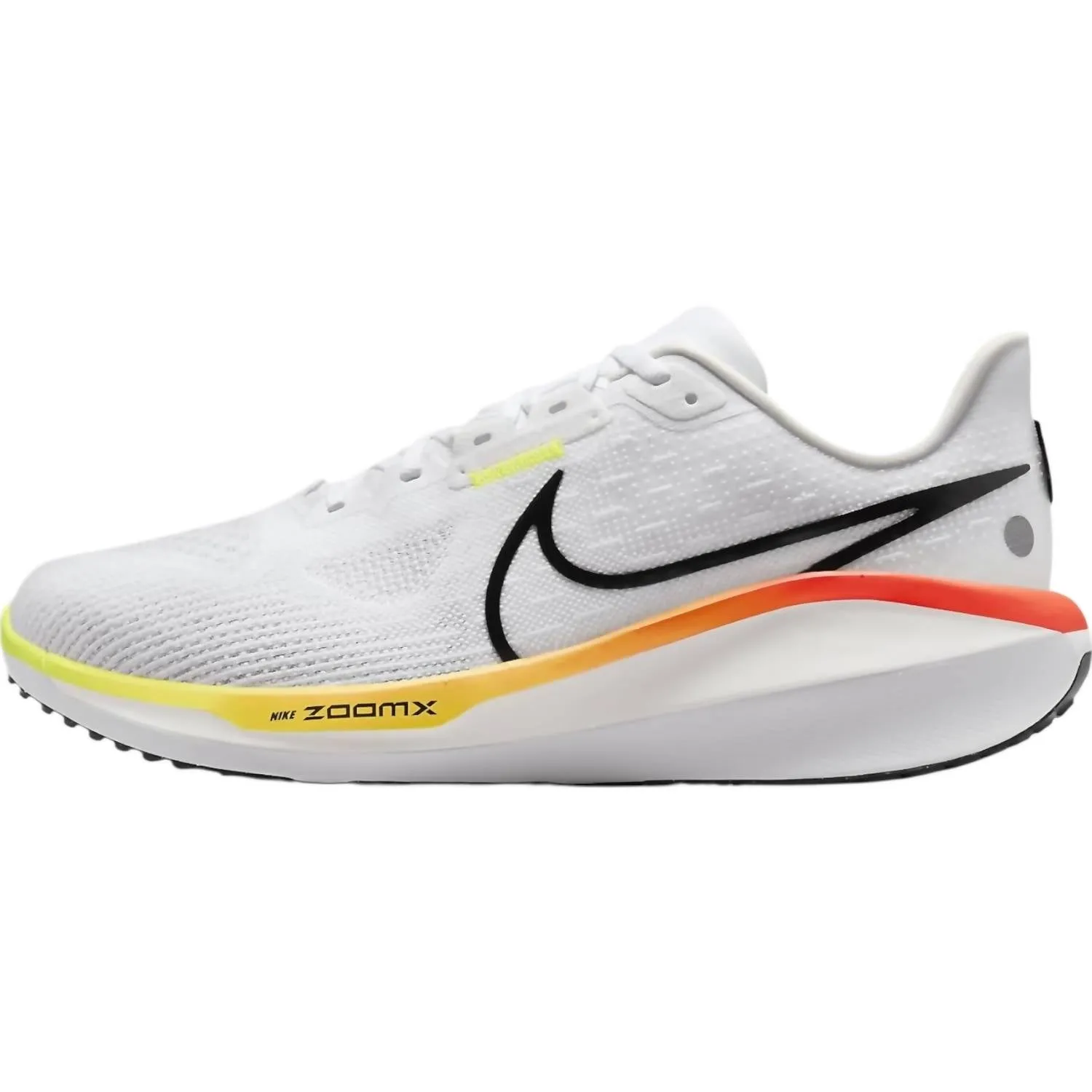 Men's Vomero 17 Sneaker In White/black-Bright Crimson-Volt