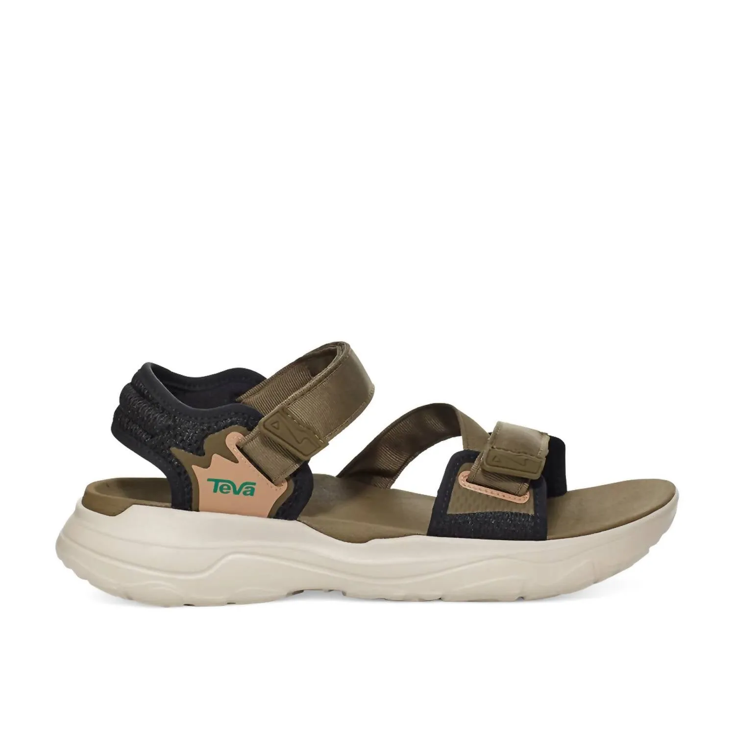 Men's Zymic Athletic Sandal In Dark Olive/teal