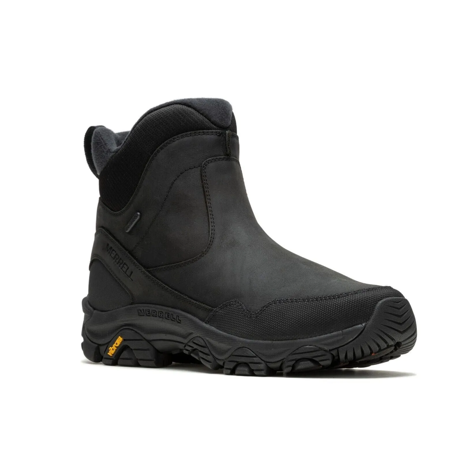 Merrell Coldpack 3 Men's 10.5 Black Waterproof Pull-On Ankle Snow Boots KHD239