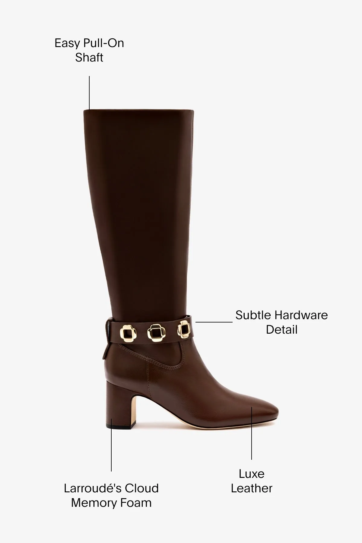 Milan Block Boot In Cognac Leather
