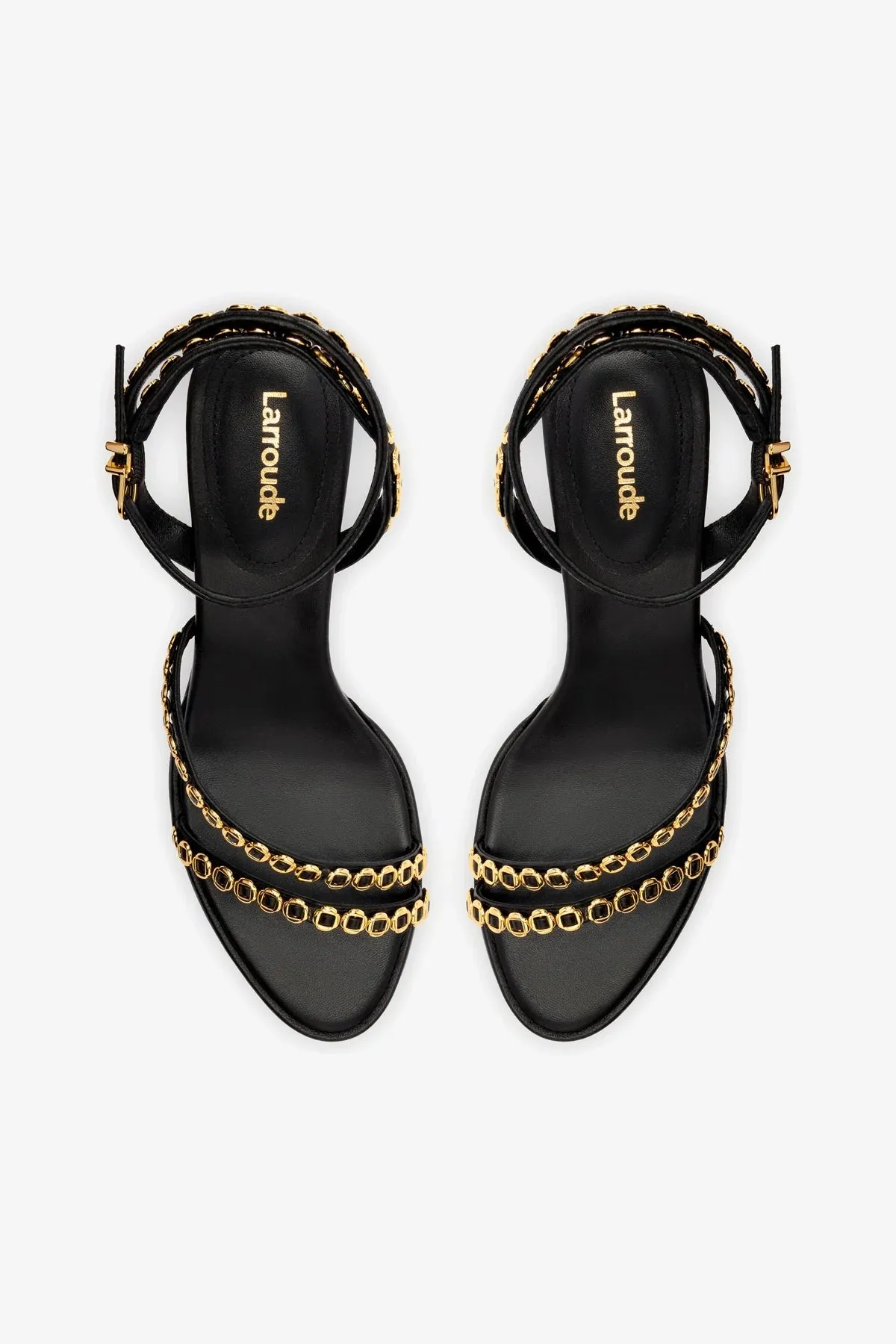 Milanina Mini Sandal In Black Leather