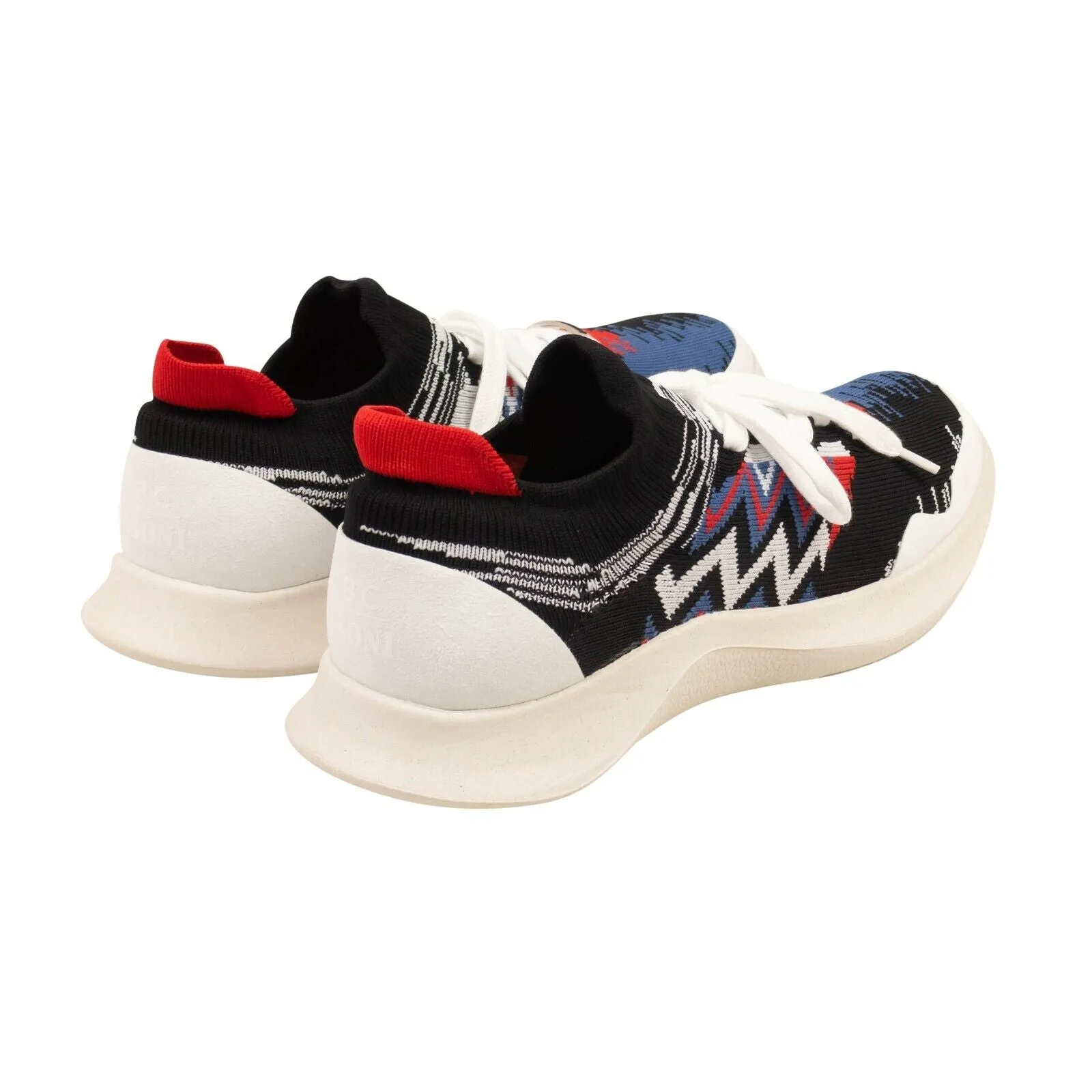 Missoni Acbc"" Fly Knit Sneakers - Black/Red