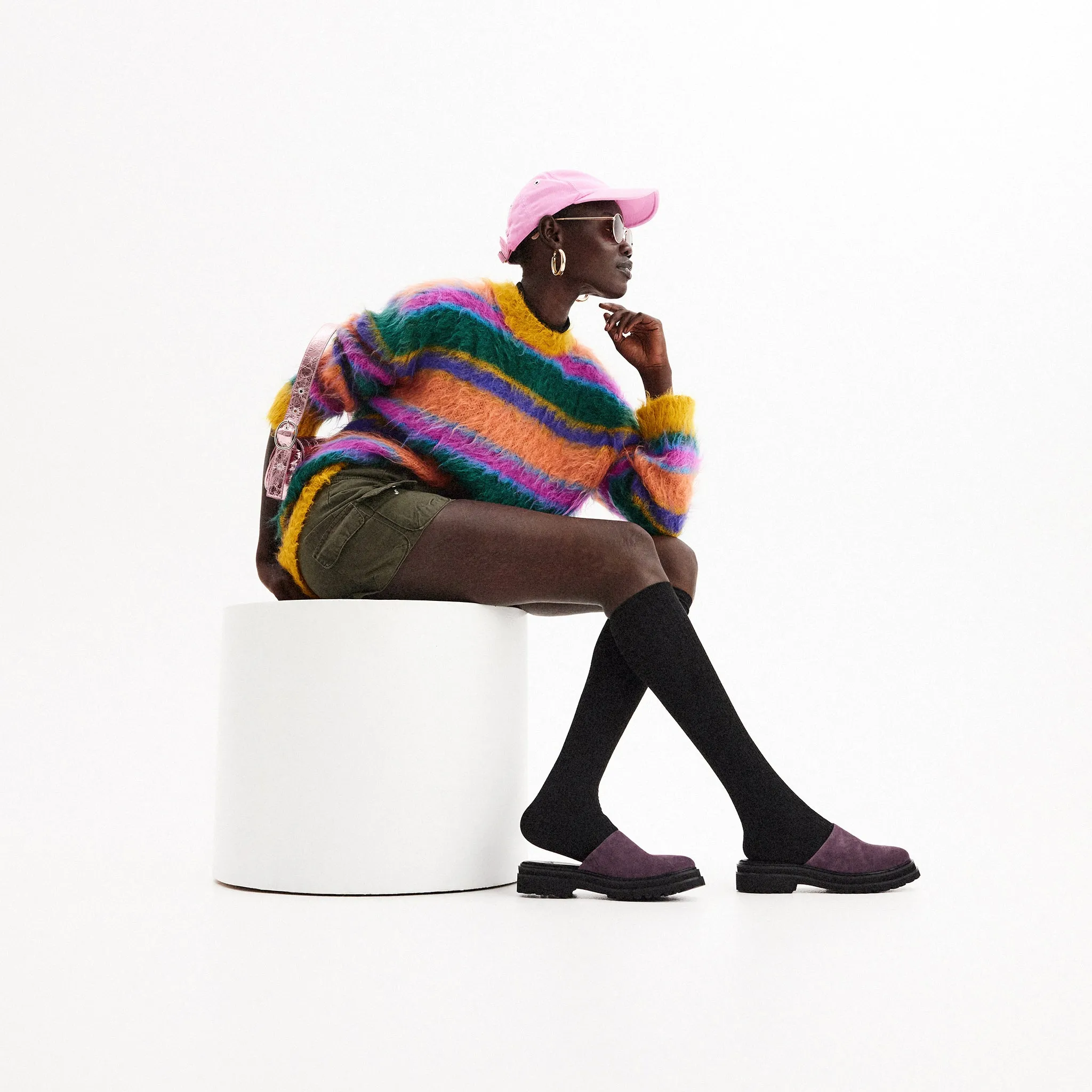 Mule Step Plum/Blk