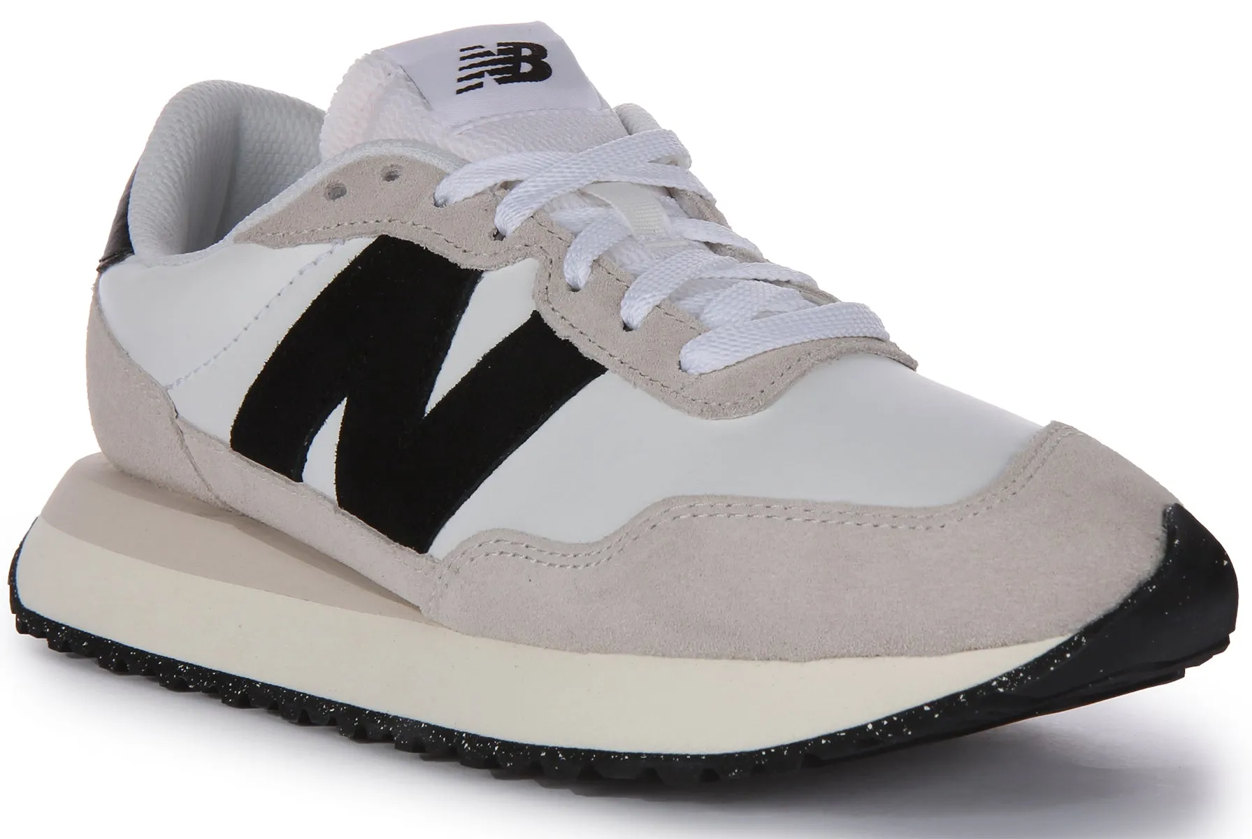 New Balance MS 237 SF In White Black For Women Shoes New Balance