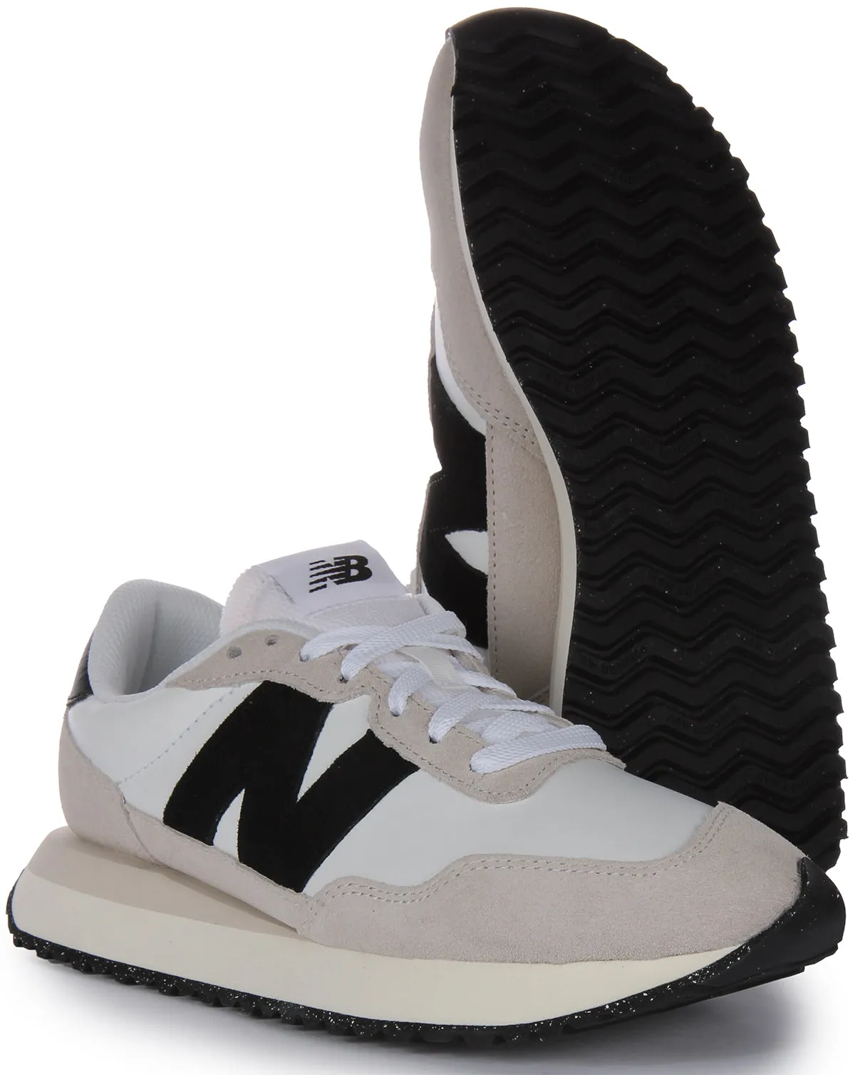 New Balance MS 237 SF In White Black For Women Shoes New Balance