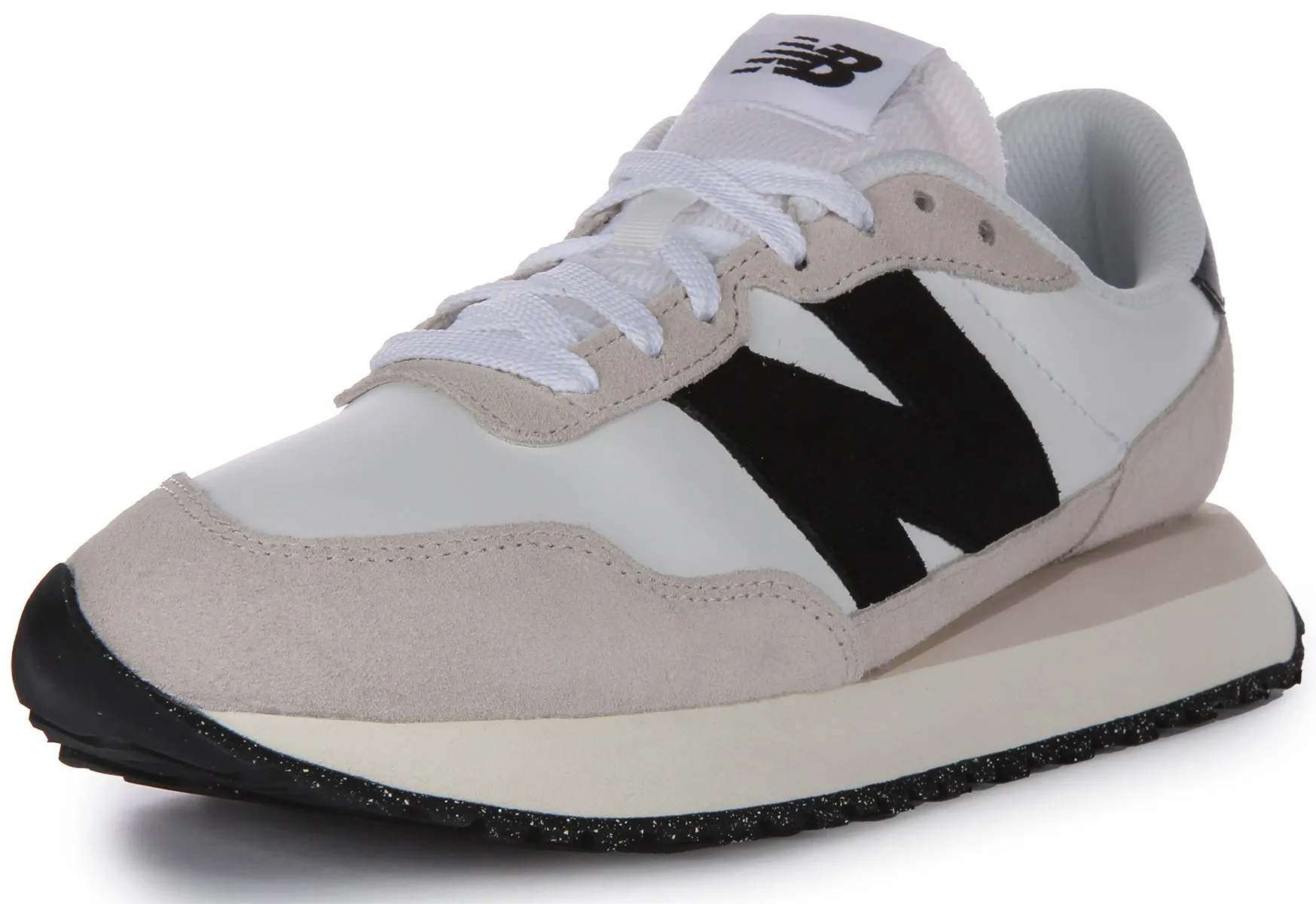 New Balance MS 237 SF In White Black For Women Shoes New Balance