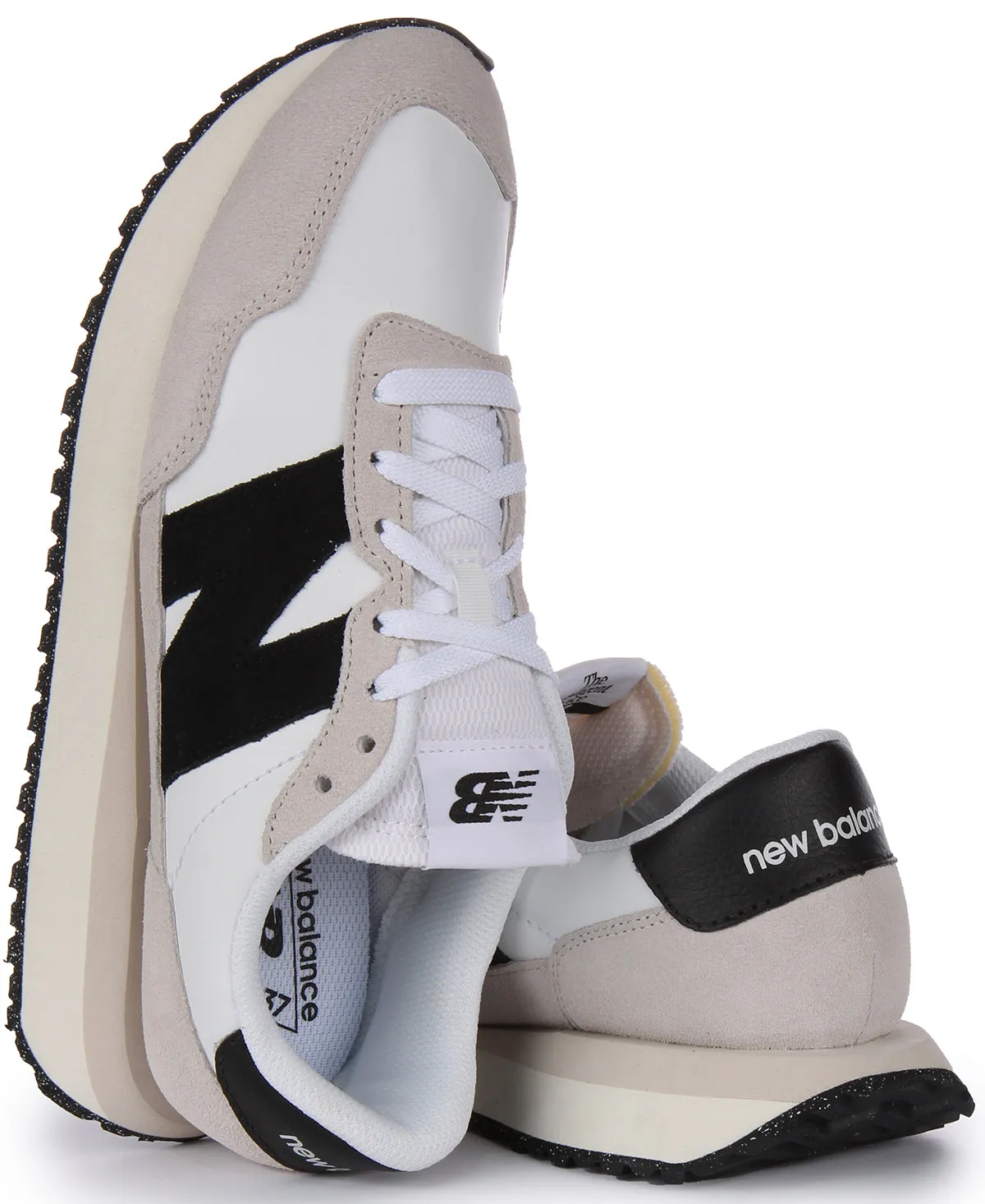 New Balance MS 237 SF In White Black For Women Shoes New Balance