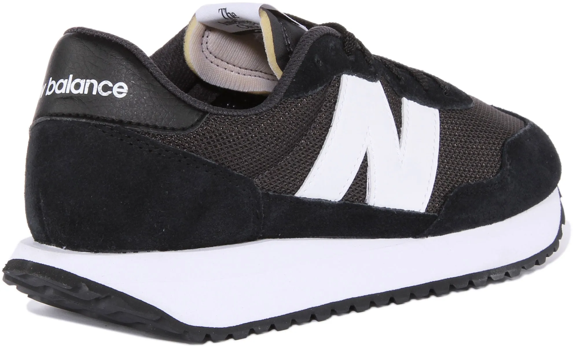 New Balance Ms237 In Black White Shoes New Balance