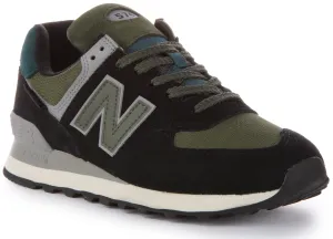 New Balance U574 KBG In Black Grey Shoes New Balance