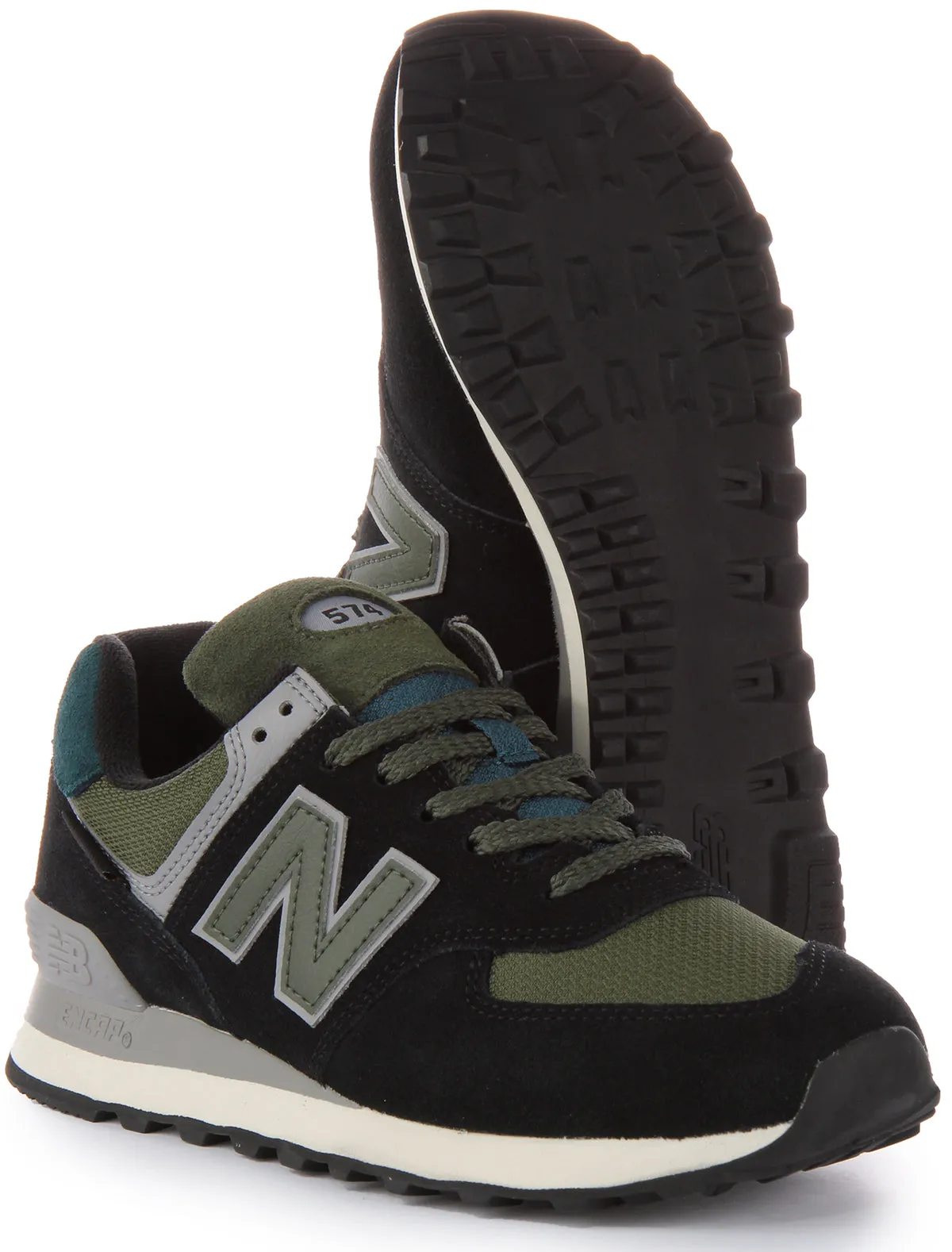 New Balance U574 KBG In Black Grey Shoes New Balance