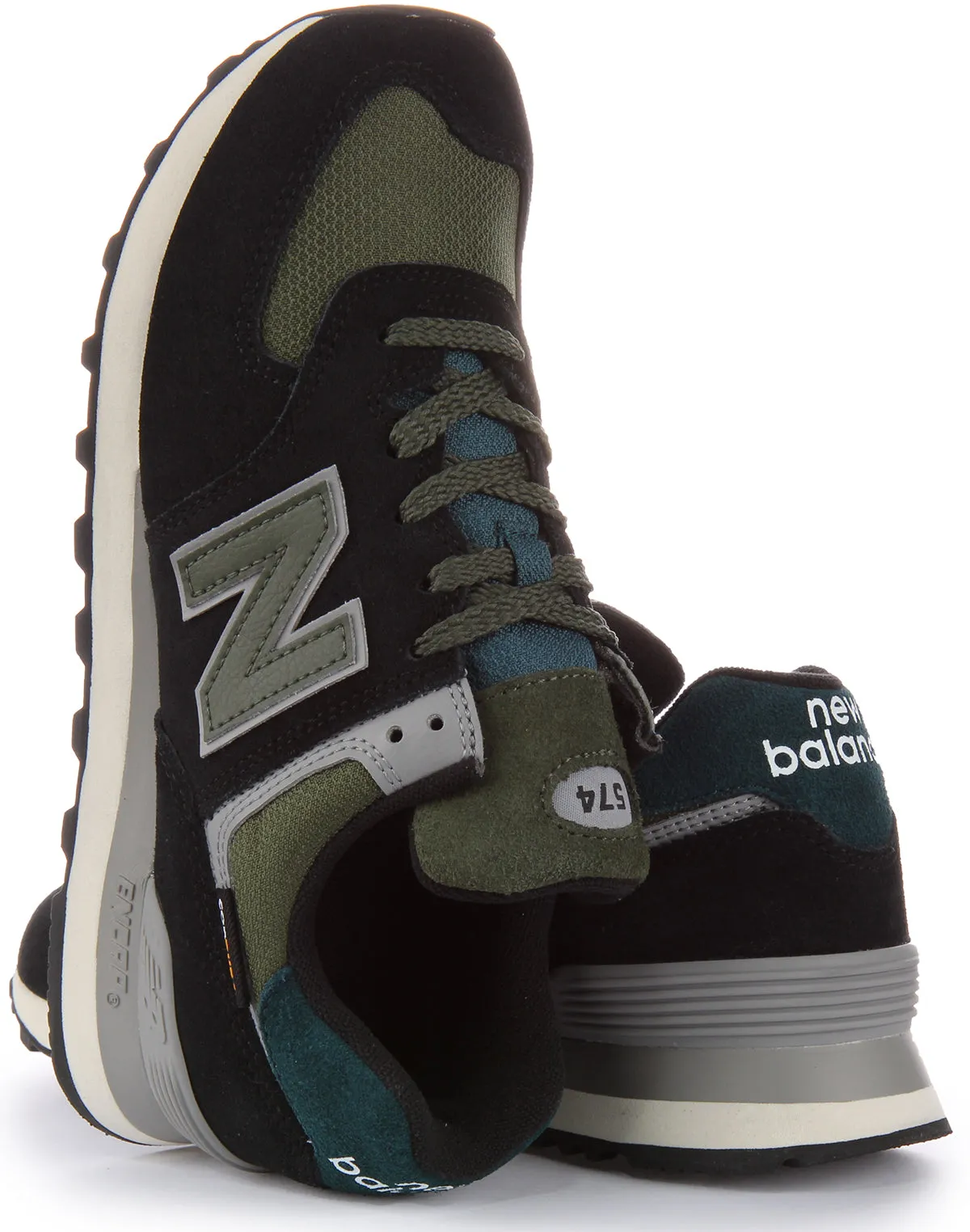 New Balance U574 KBG In Black Grey Shoes New Balance