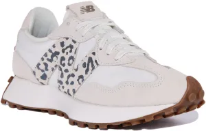 New Balance WS 327 PJ In White Leopard For Women Shoes New Balance