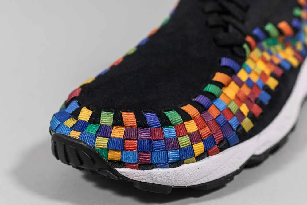 Nike Air Footscape Woven 'Black and Multi-Color'