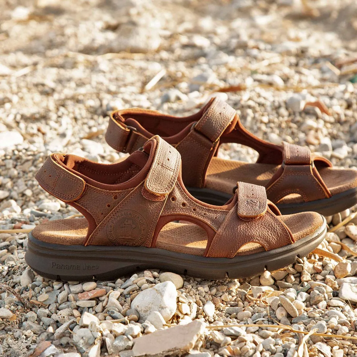 Panama Jack Salton C4 - Men's Open Toe Leather Sandals