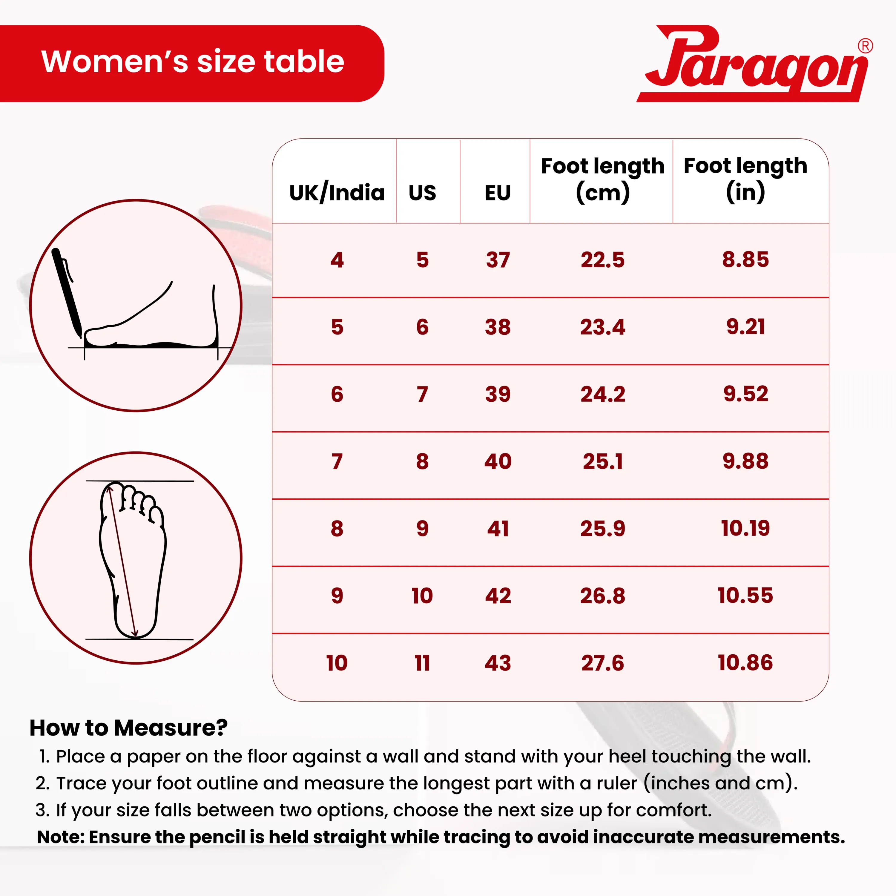 Paragon Women's Slip On Flat Maroon Sandals | Durable Dailywear Sandals