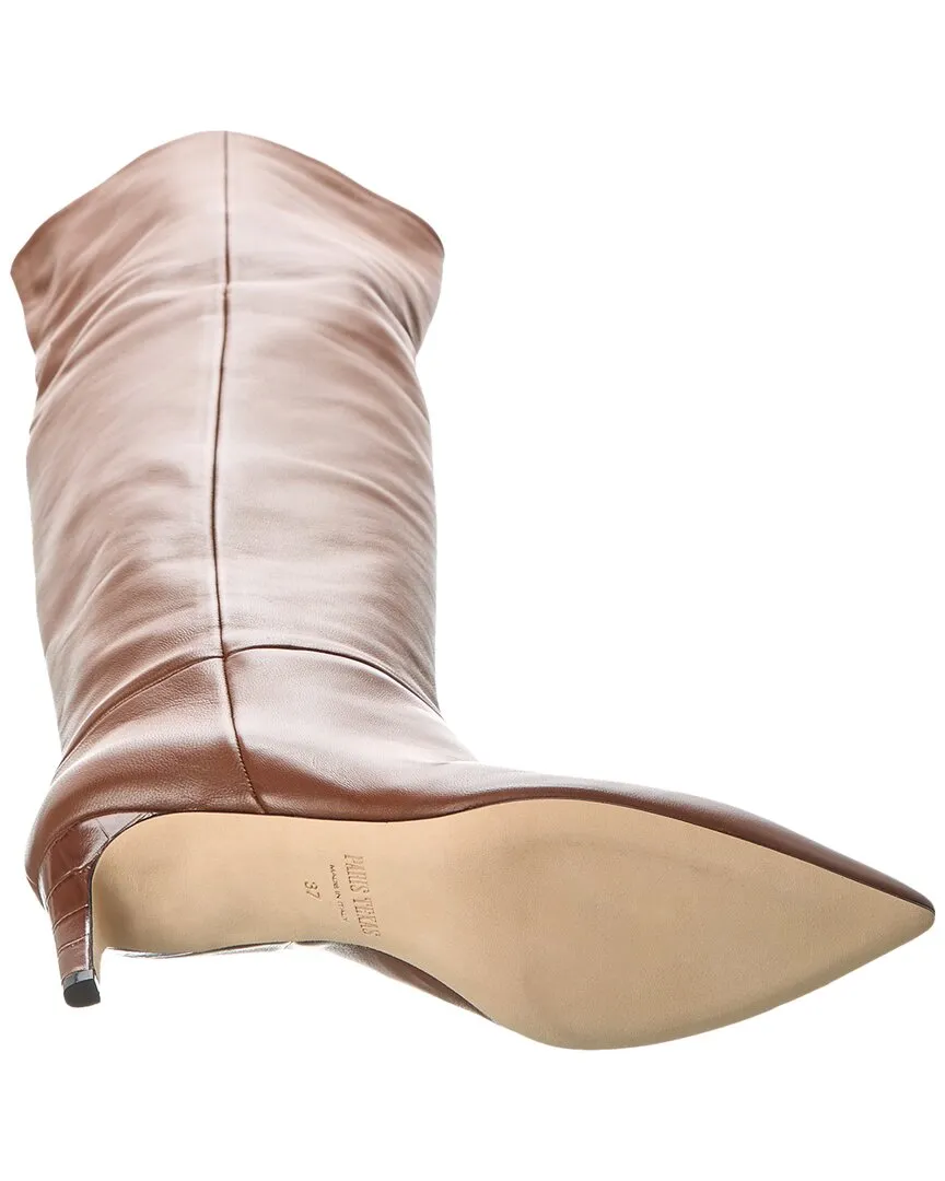 Paris Texas Stiletto Leather Over-The-Knee Boot