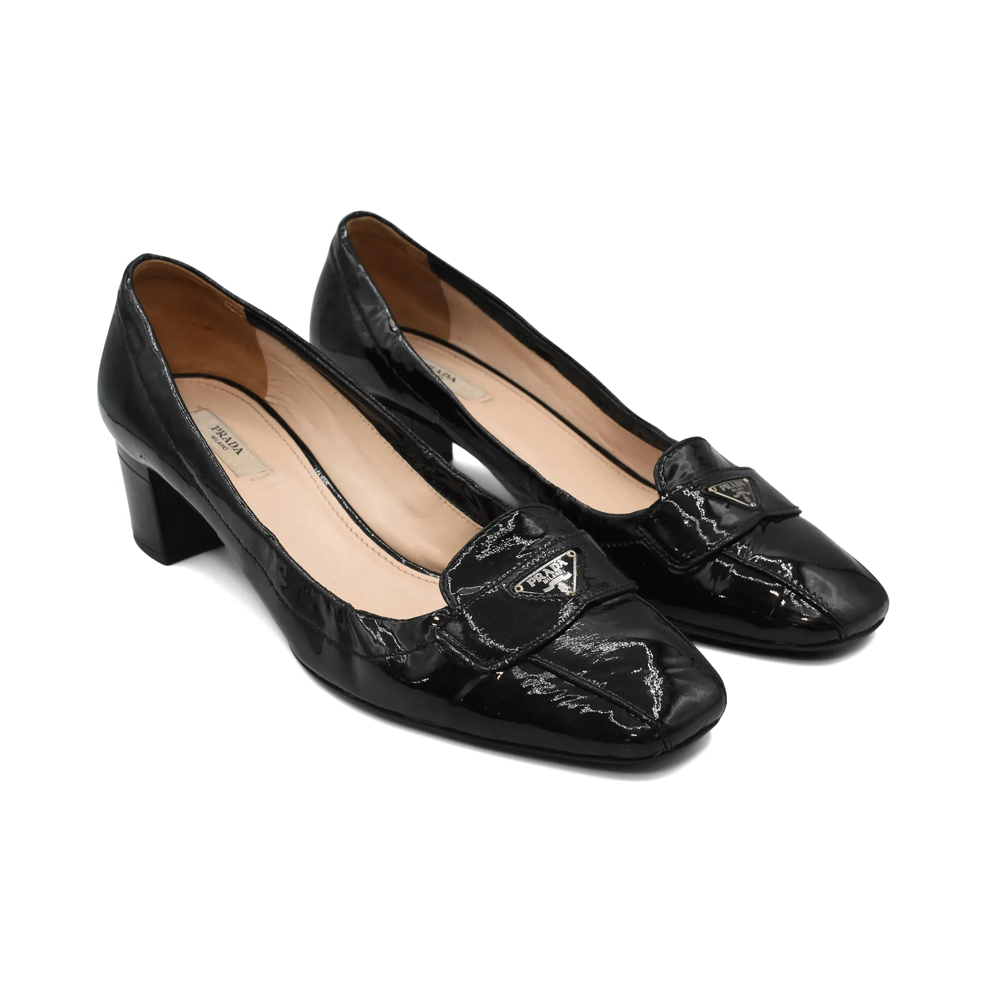 Prada Heeled Loafers - Women's 39.5