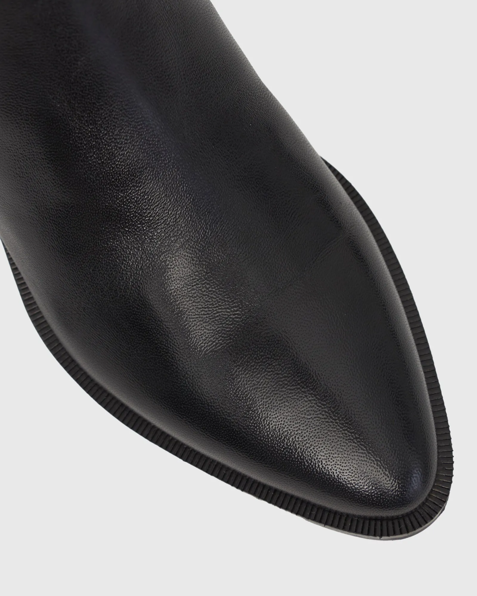 PRE-ORDER FAYE Leather Pointed Ankle Boots