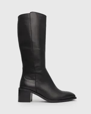 PRE-ORDER PIERRE Leather Knee-High Boots