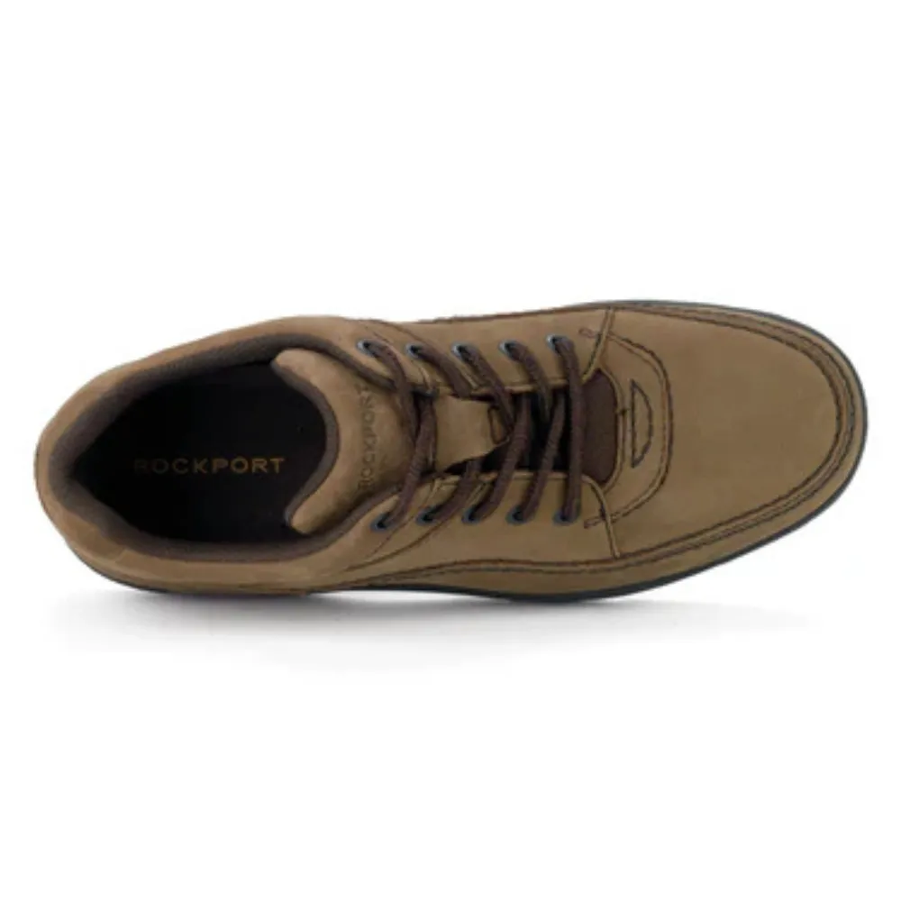 Rockport World Tour K71181 Boots Men's 12 Brown Leather Classic Lace Up EEE3543 (Brown,12)