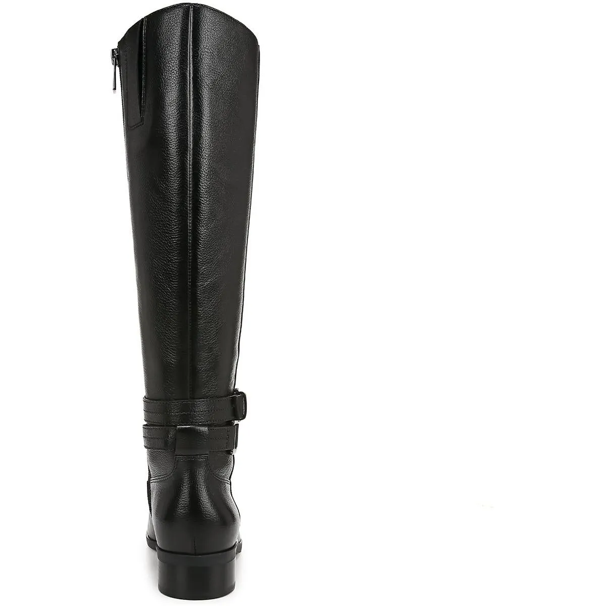Rory Womens Leather Buckle Knee-High Boots