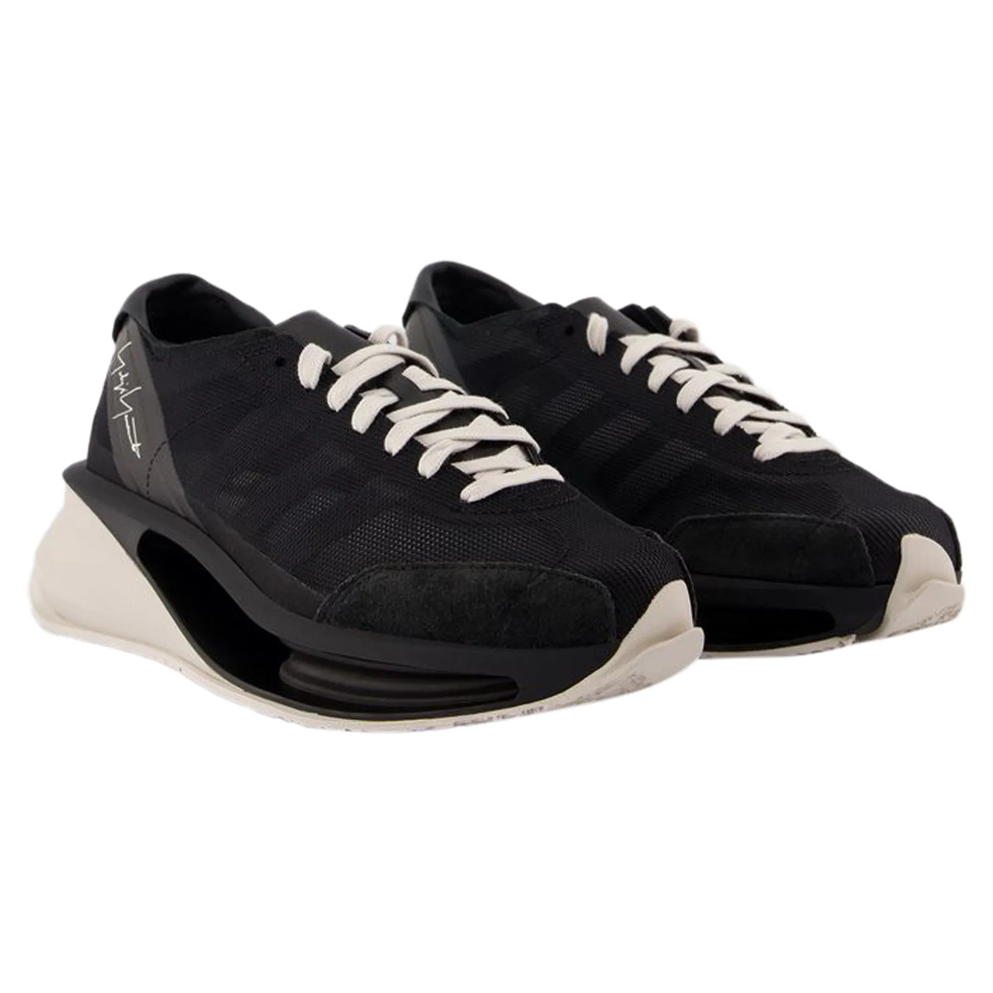 S Gendo Run Sneakers - Y-3 - Leather - Black