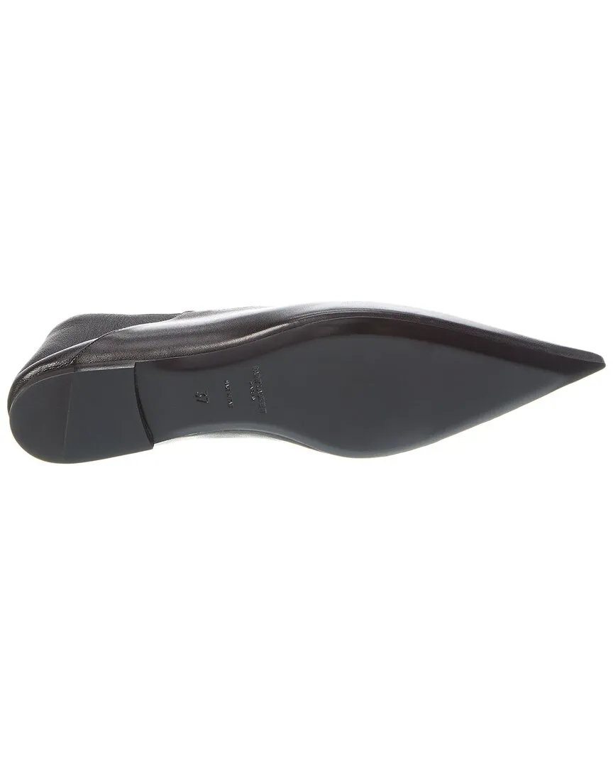 Saint Laurent Carolyn Leather Flat