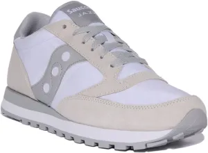 Saucony Jazz Original In White Grey For Men Shoes Saucony