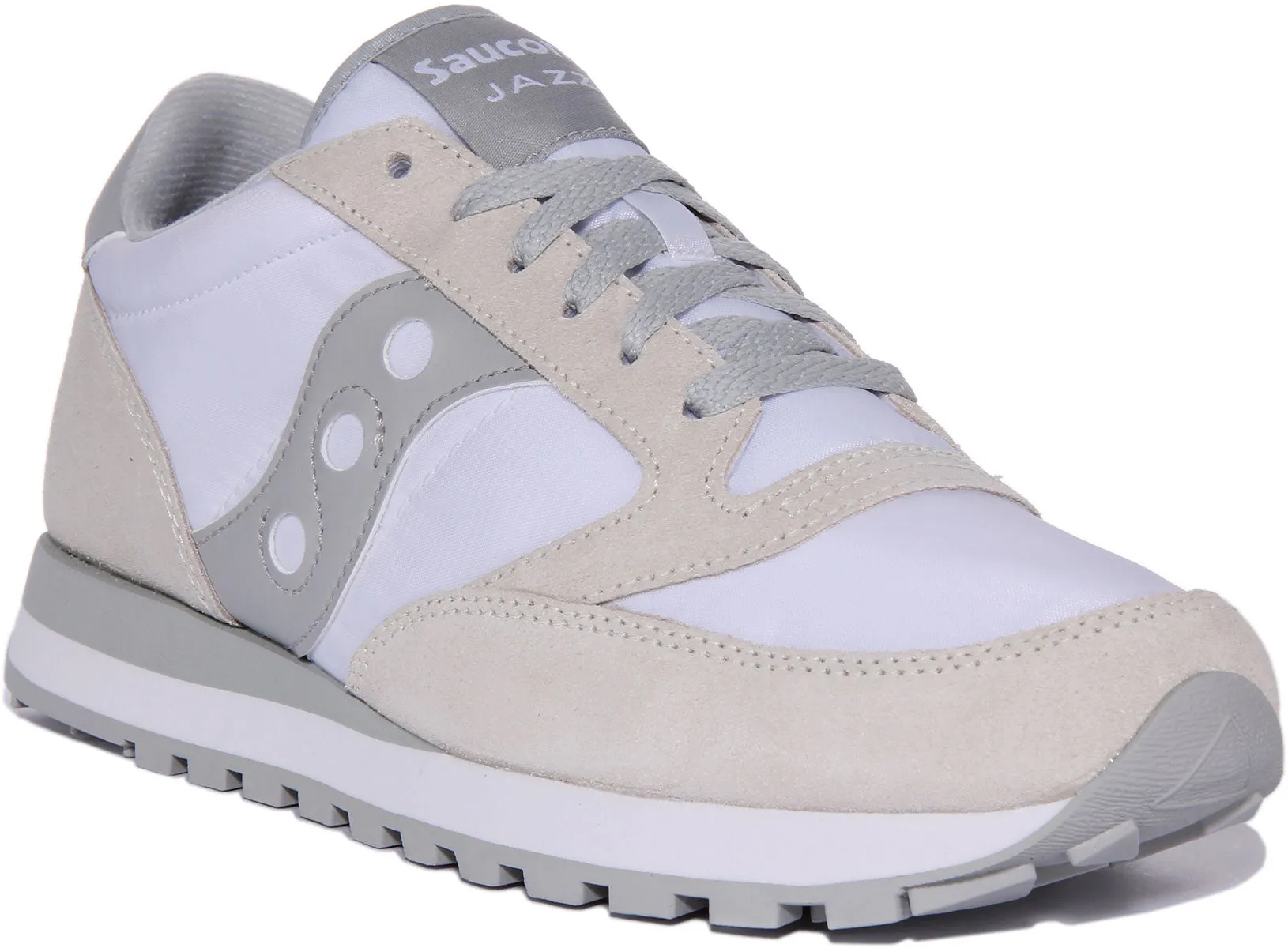 Saucony Jazz Original In White Grey For Men Shoes Saucony