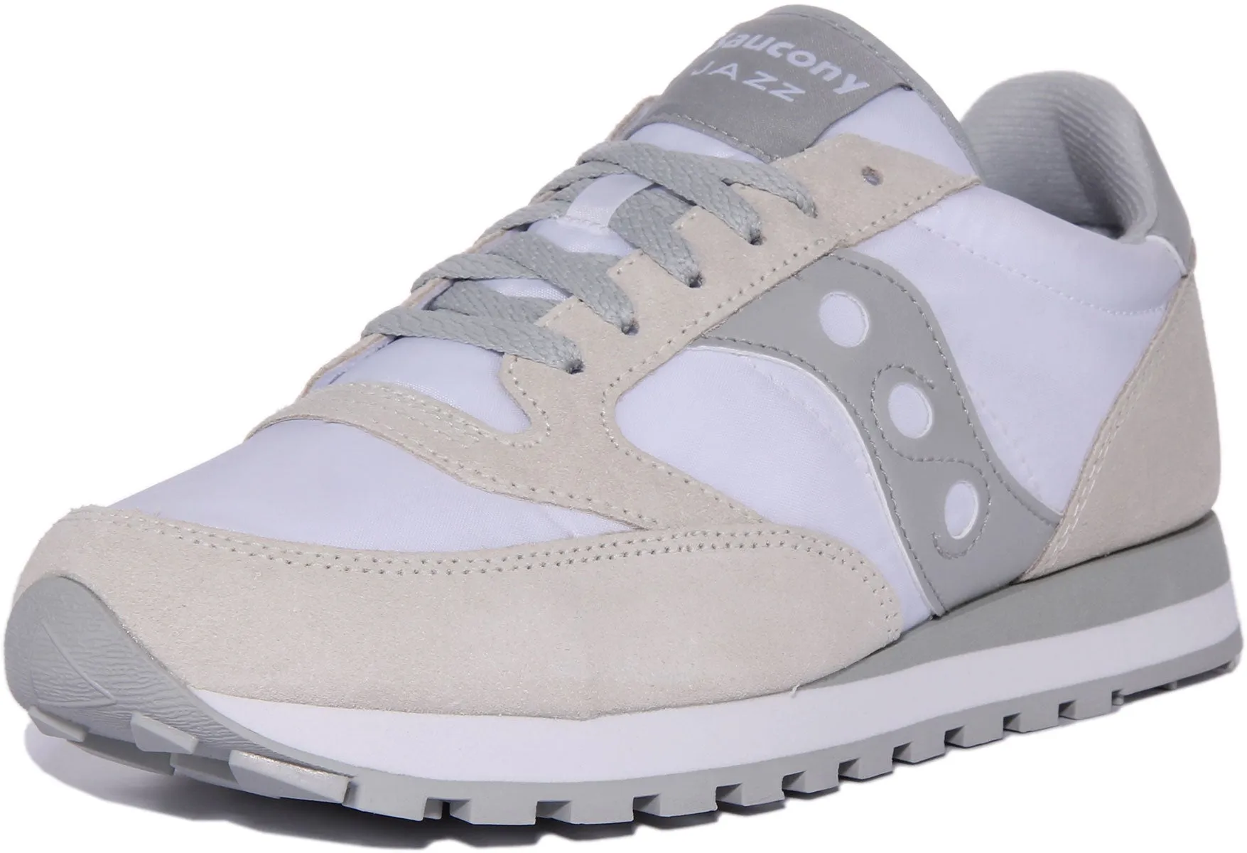 Saucony Jazz Original In White Grey For Men Shoes Saucony