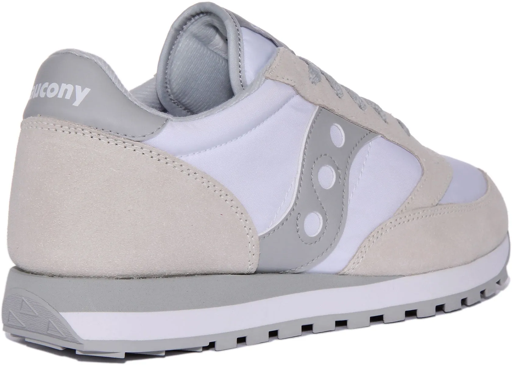 Saucony Jazz Original In White Grey For Men Shoes Saucony