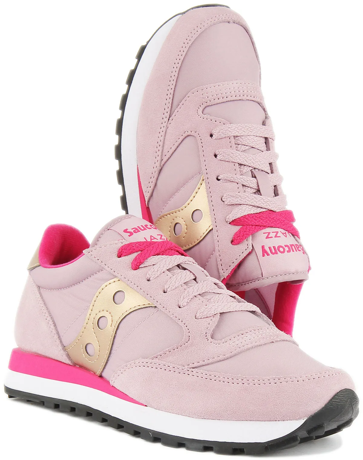 Saucony Jazz Original Trainers In Pink For Women Shoes Saucony