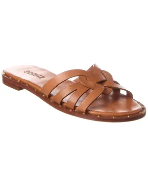 Schutz Phoenix Leather Flat
