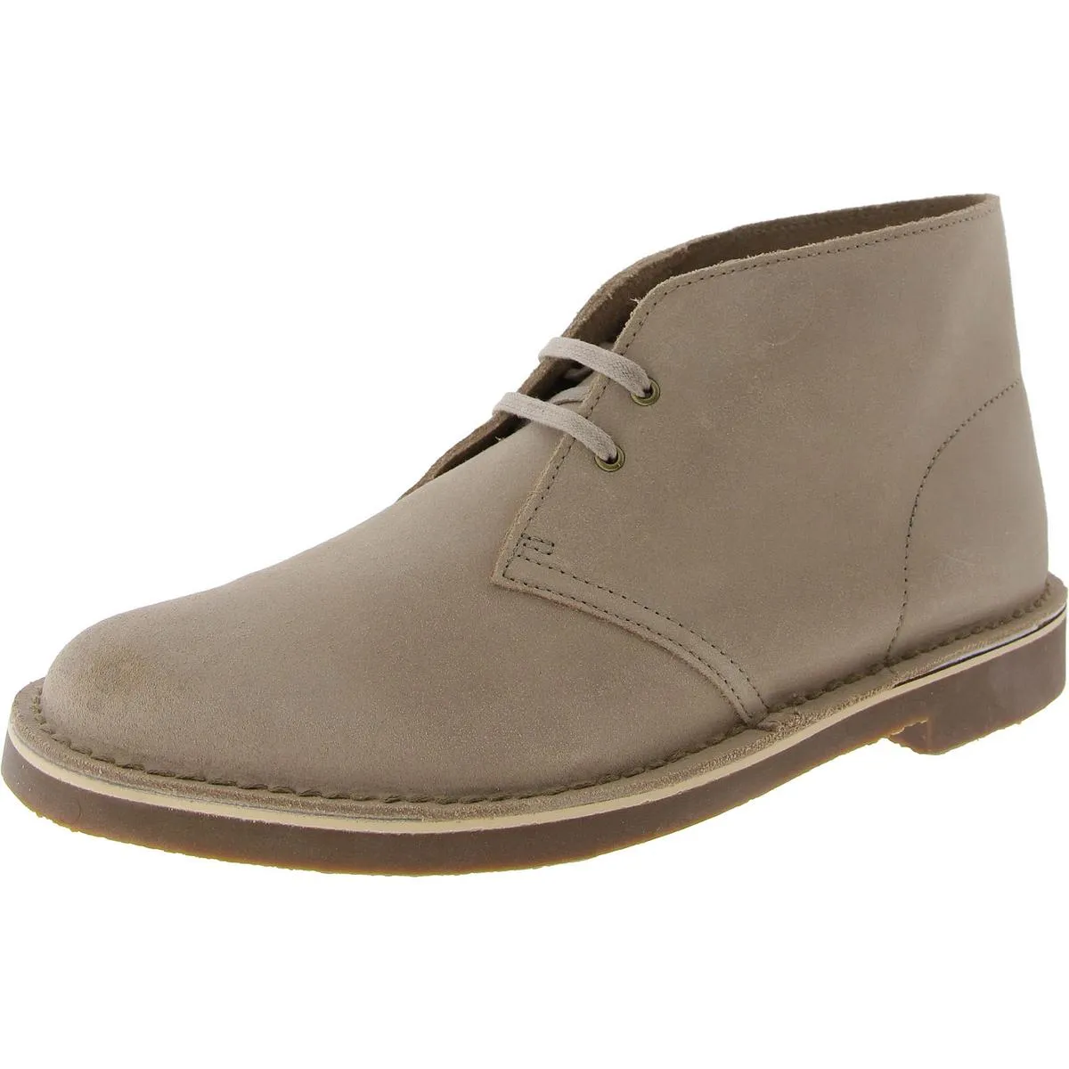 Shepton Mens Leather Lace-Up Chukka Boots
