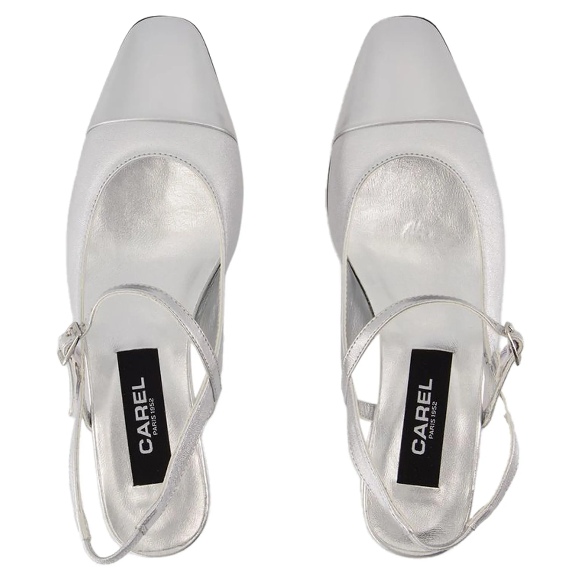 Sling Back Oceano - Carel - Leather - Argenté