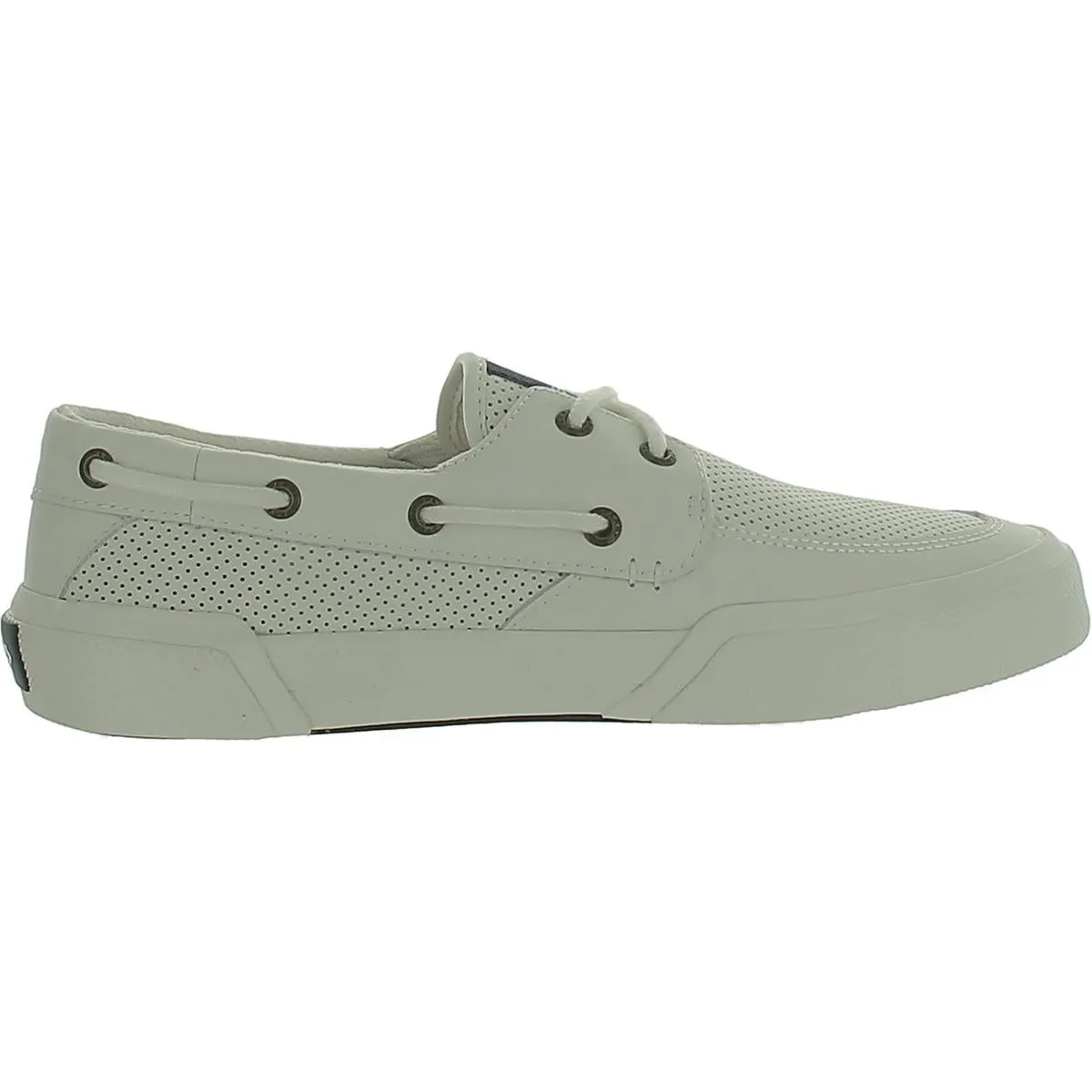 Soletide Mens Faux Leather Slip On Boat Shoes