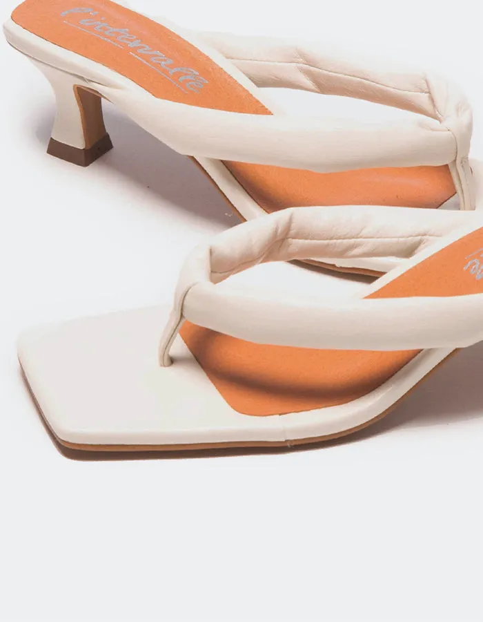Spritz Off White Leather