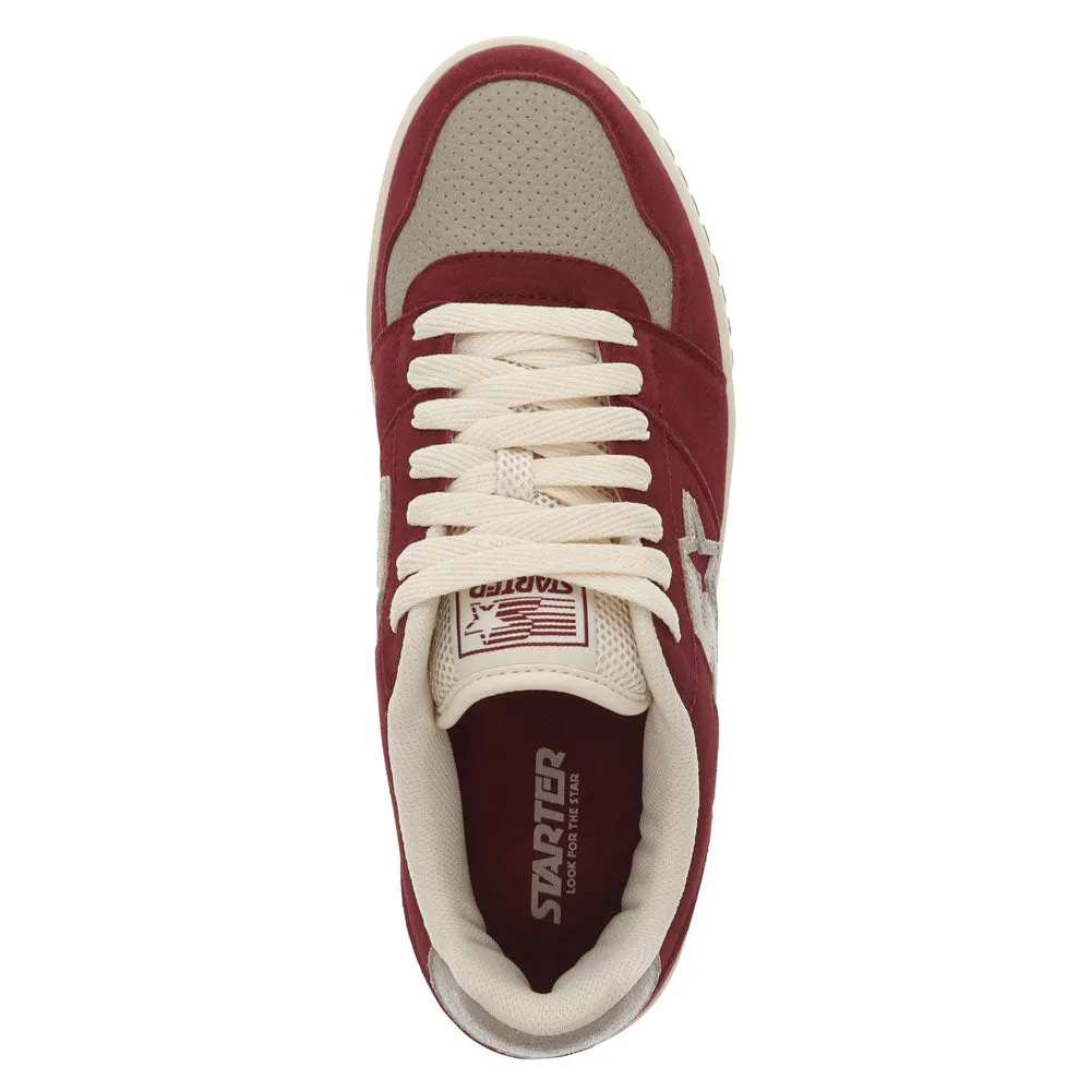 Starter Mens LFS 1 Vintage Genuine Leather Casual Lace-Up Sneaker Shoe