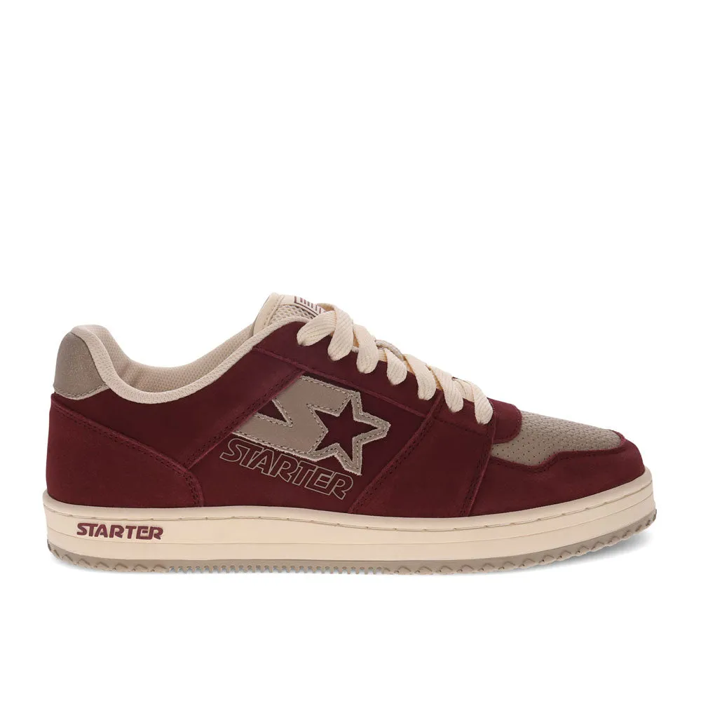 Starter Mens LFS 1 Vintage Genuine Leather Casual Lace-Up Sneaker Shoe