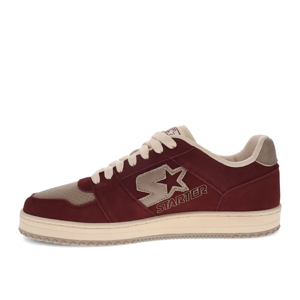 Starter Mens LFS 1 Vintage Genuine Leather Casual Lace-Up Sneaker Shoe