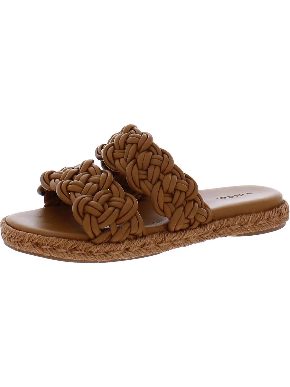Sullivan Womens Leather Slip On Slide Sandals